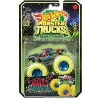 Машинка Hot Wheels Monster Trucks Glow In The Dark Podium Crasher HCB50-51