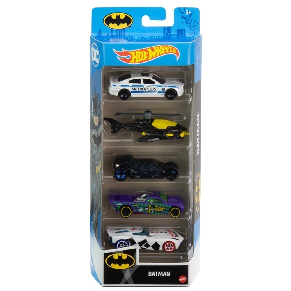 Подарочный набор автомобилей Hot Wheels Batman 1806-GTN43