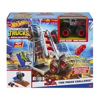 Трек Hot Wheels Monster Trucks Arena Smasher Bone Shaker Tire Challenge HNB87-3