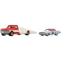 Фото Игровой набор Hot Wheels Car Culture 61 Impala и транспортер 72 Chevy Ramp Truck FLF56-HKF40