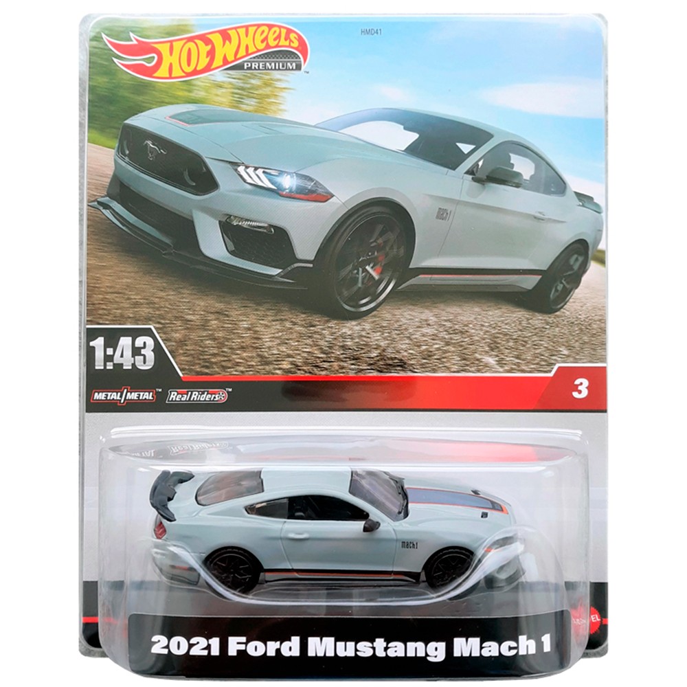 Базовая машинка Hot Wheels Premium 2021 Ford Mustang Mach 1 HMD41-3