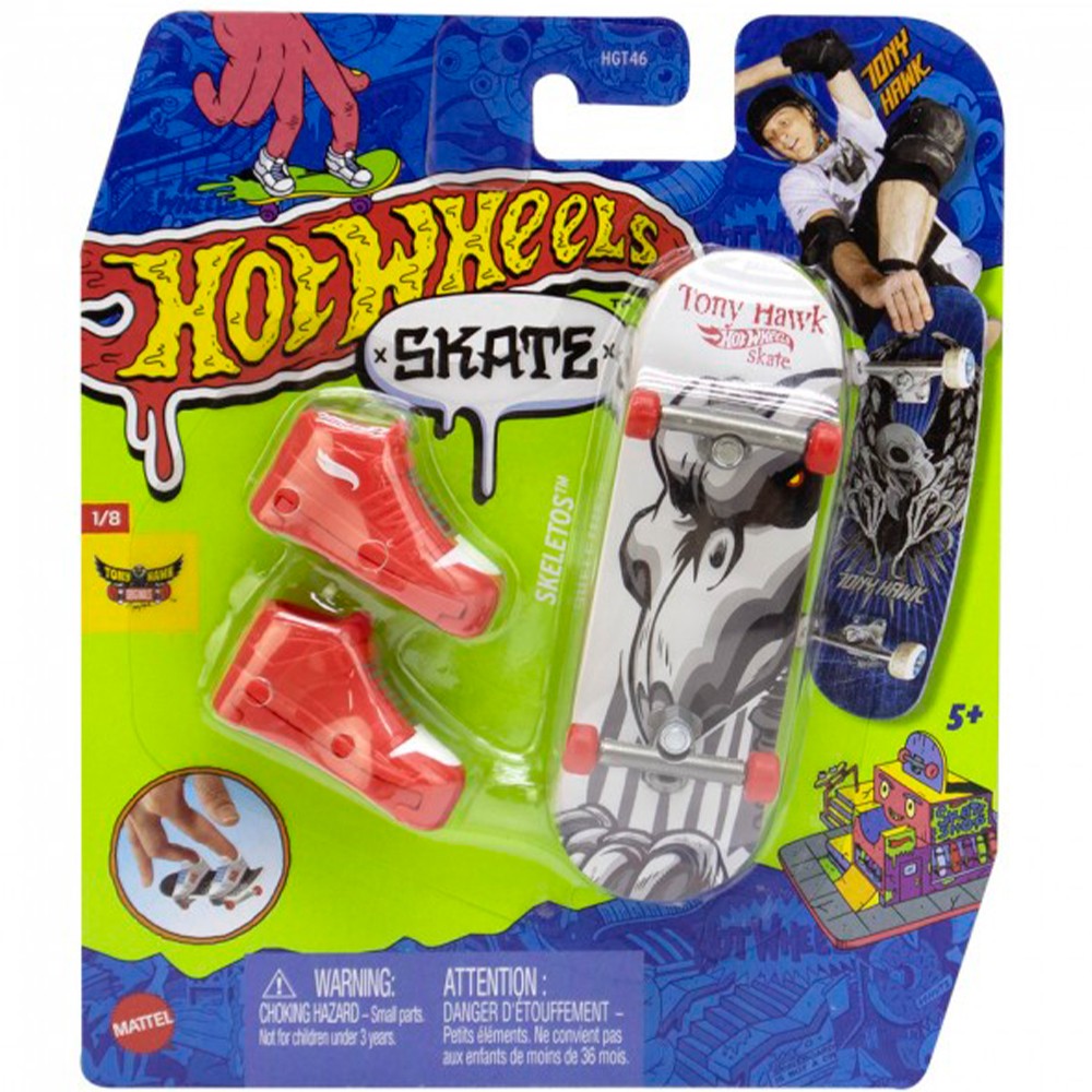 Игровой набор Hot Wheels Скейт и обувь для пальчиков HGT46-4