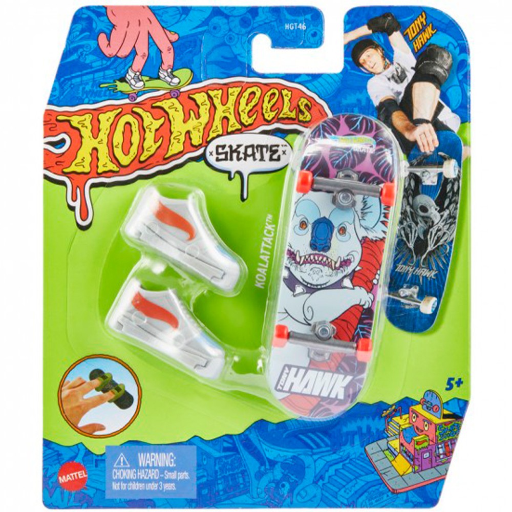 Игровой набор Hot Wheels Скейт и обувь для пальчиков HGT46-6