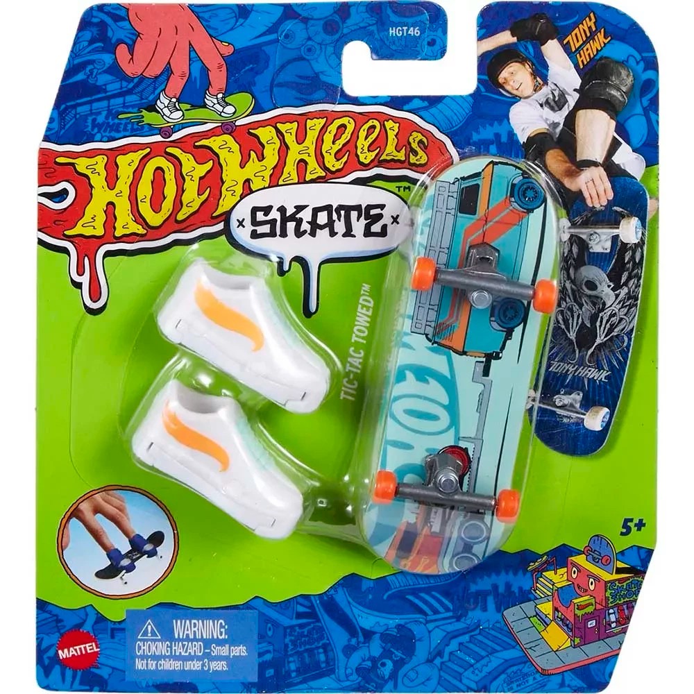 Игровой набор Hot Wheels Скейт и обувь для пальчиков HGT46-10
