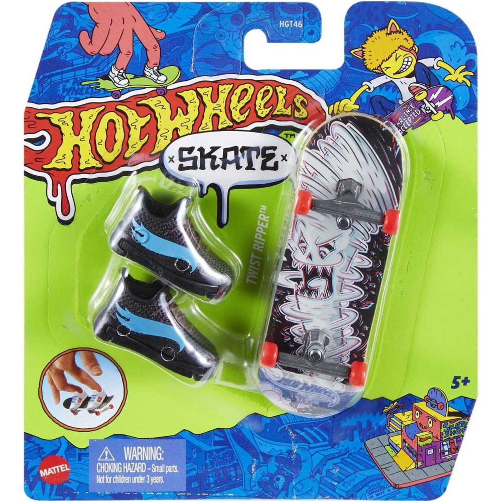 Игровой набор Hot Wheels Скейт и обувь для пальчиков HGT46-13