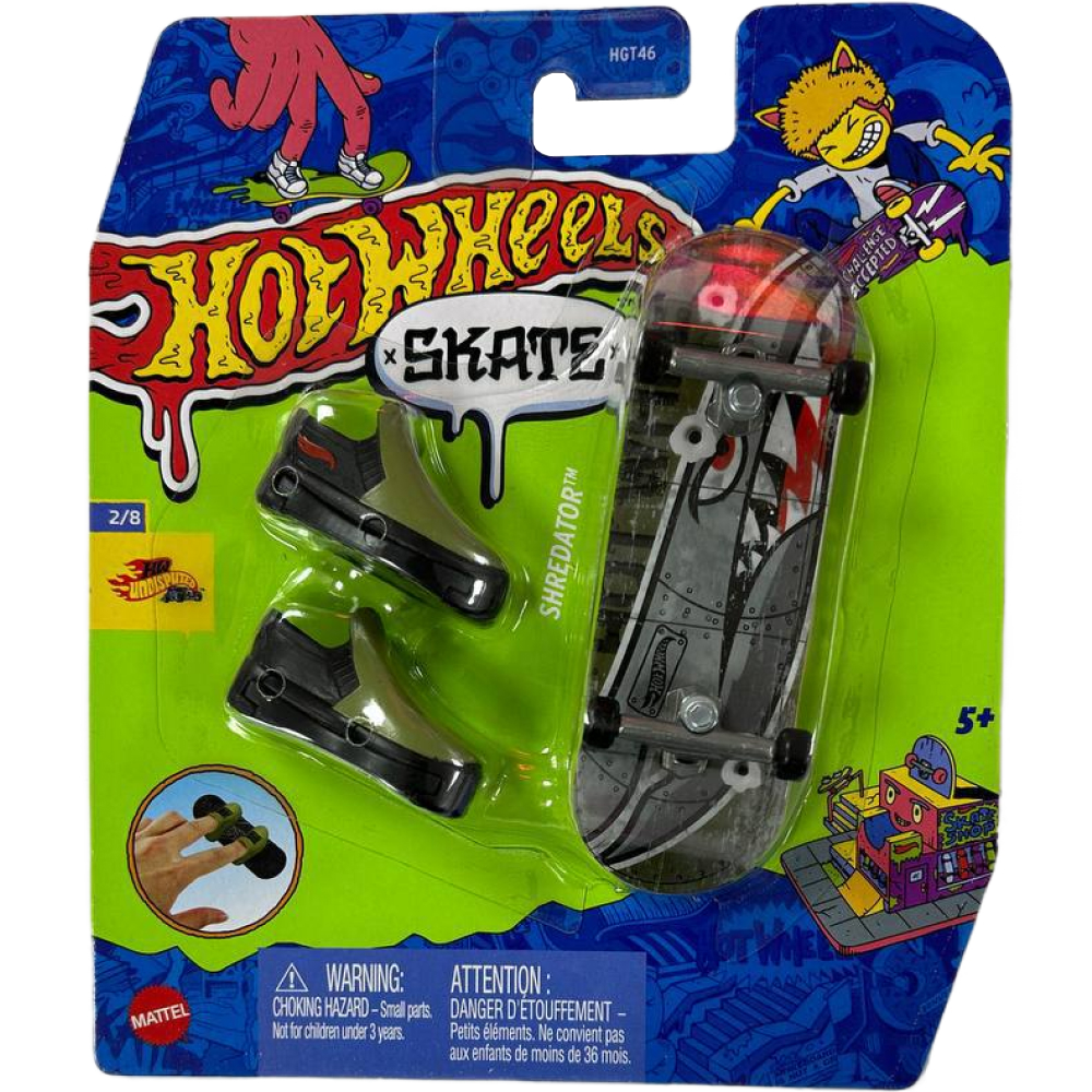 Игровой набор Hot Wheels Скейт и обувь для пальчиков HGT46-14