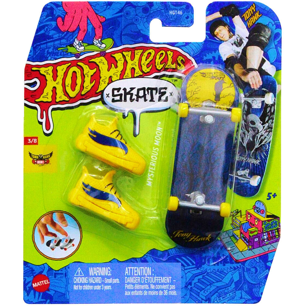 Игровой набор Hot Wheels Скейт и обувь для пальчиков HGT46-17