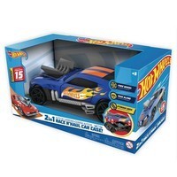 Фото Комплект Hot Wheels Гоночный автомобиль-гараж 2 в 1 HWCC15 + Подарочный набор автомобилей в ассортименте 1806