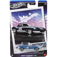 Фото Тематическая машинка Hot Wheels Silver Series Jaguar Lightweight E-type HRT81-JBY90