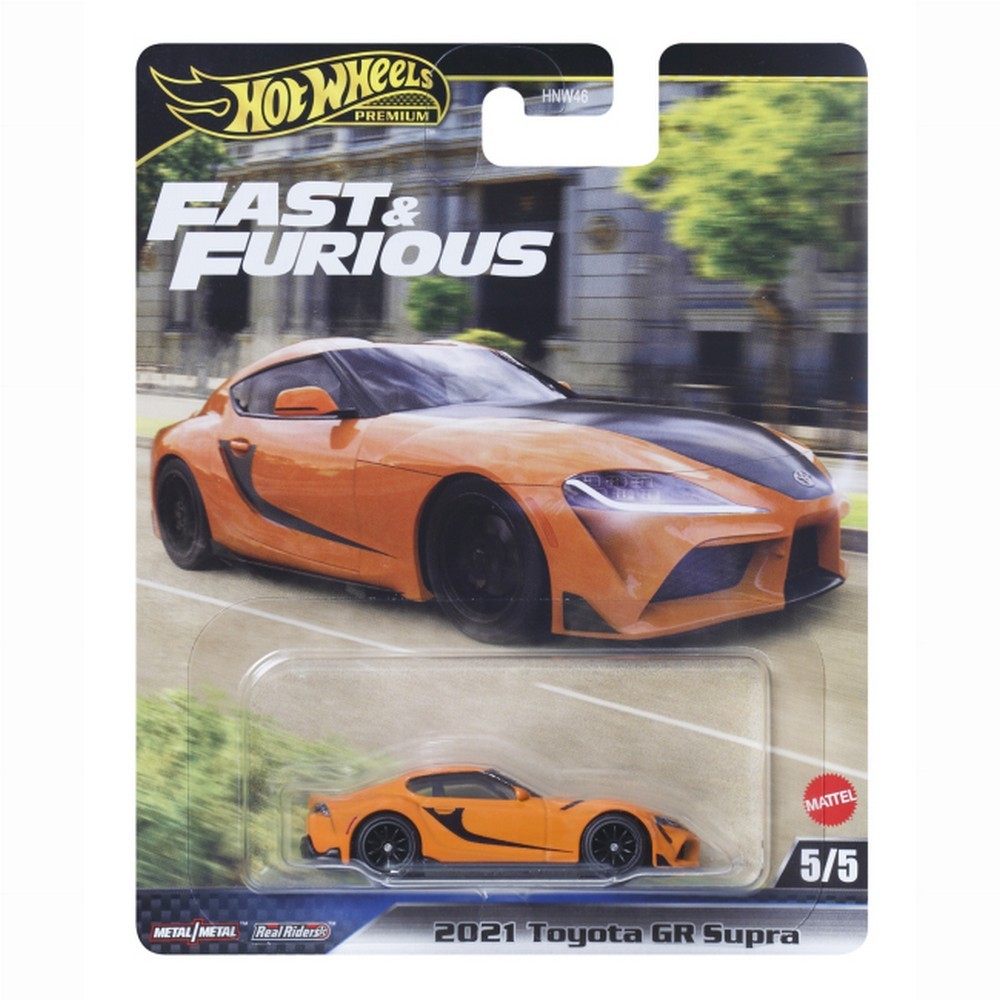 Тематическая машинка Hot Wheels Fast and Furious 2021 Toyota GR Supra HNW46-JBM00